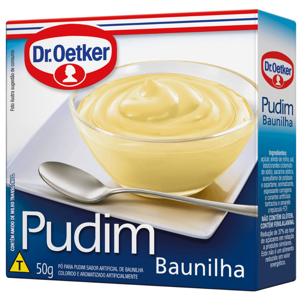 Pó P/ Pudim Dr. Oetker 50g Baunilha